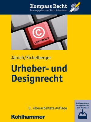 cover image of Urheber- und Designrecht